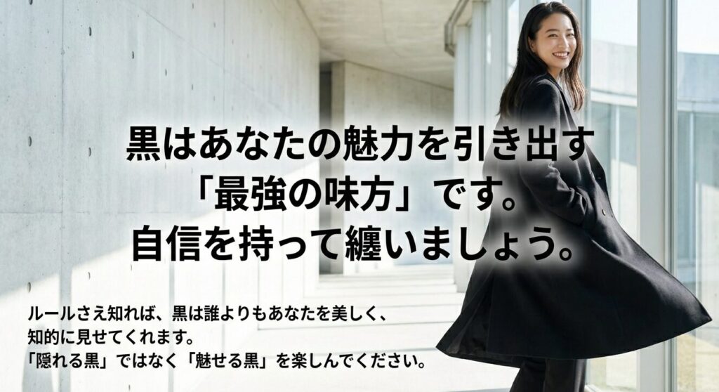 ルールを知れば黒はあなたの魅力を引き出す最強の味方になる