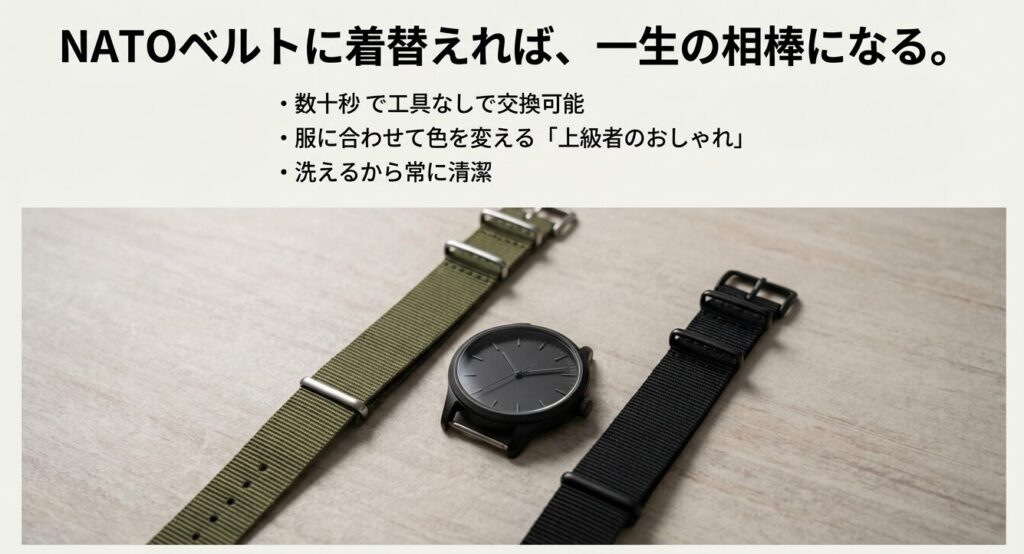 ルミノックスをNATOベルトに交換するカスタマイズ方法とおしゃれな楽しみ方
