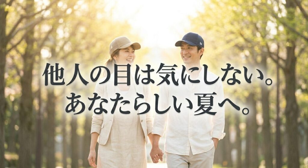 他人の目は気にしない。あなたらしい夏へ。