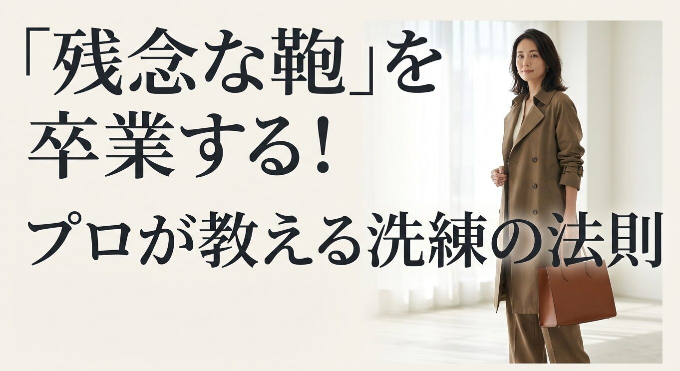 「残念な鞄」を卒業する!プロが教える洗練の法則