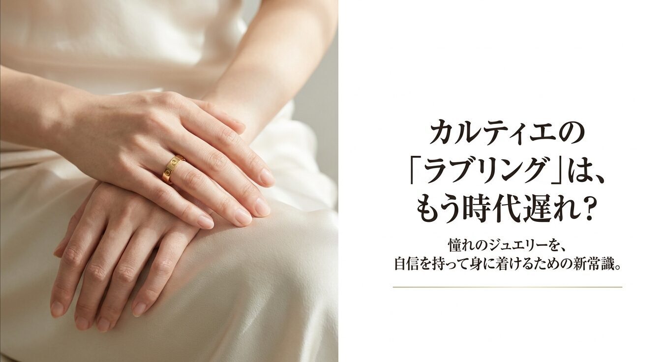 カルティエのラブリングは時代遅れ？憧れのジュエリーを身に着ける新常識