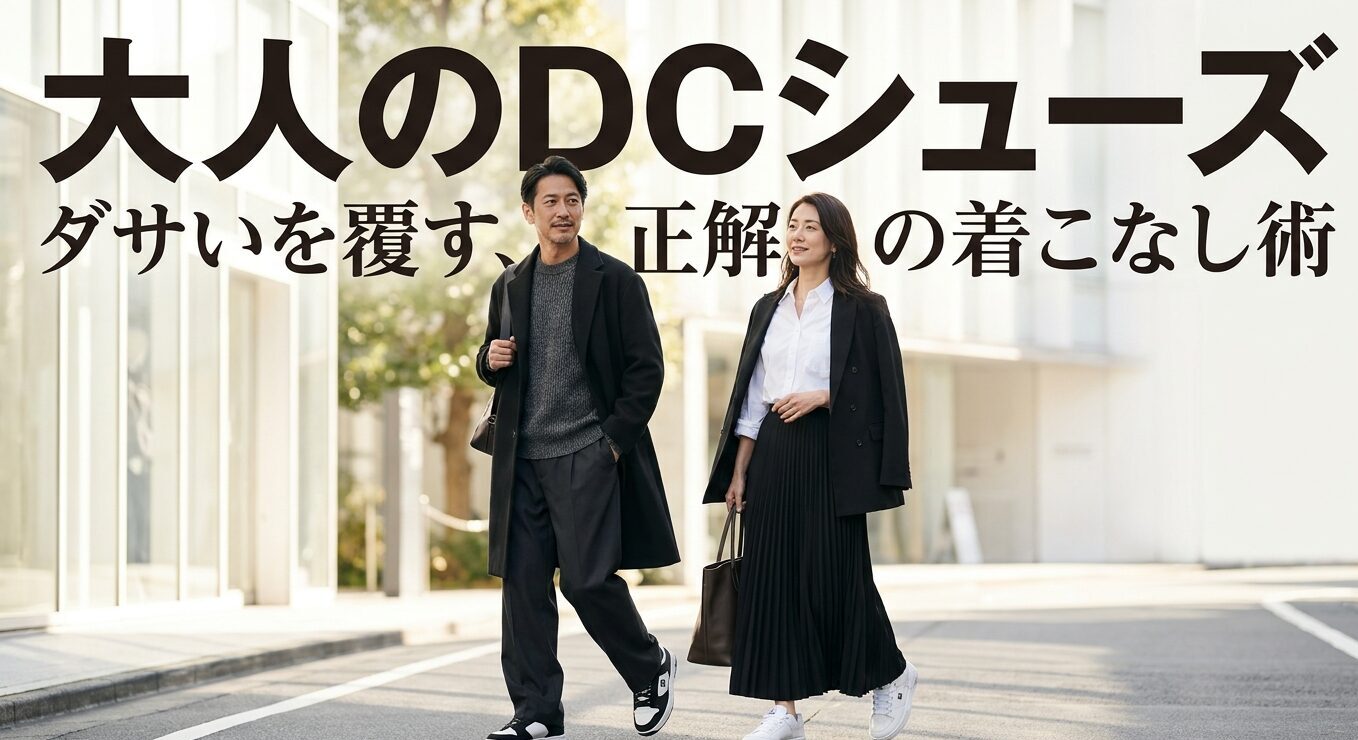 大人のDCシューズの「ダサい」を覆す正解の着こなし術の表紙スライド