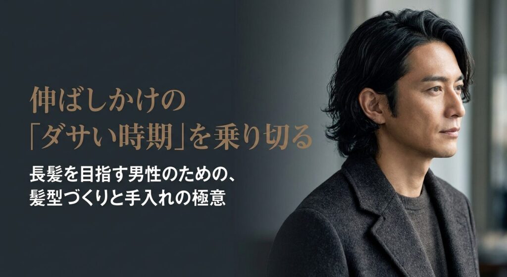 伸ばしかけのダサい時期を乗り切るための長髪育成と手入れの極意