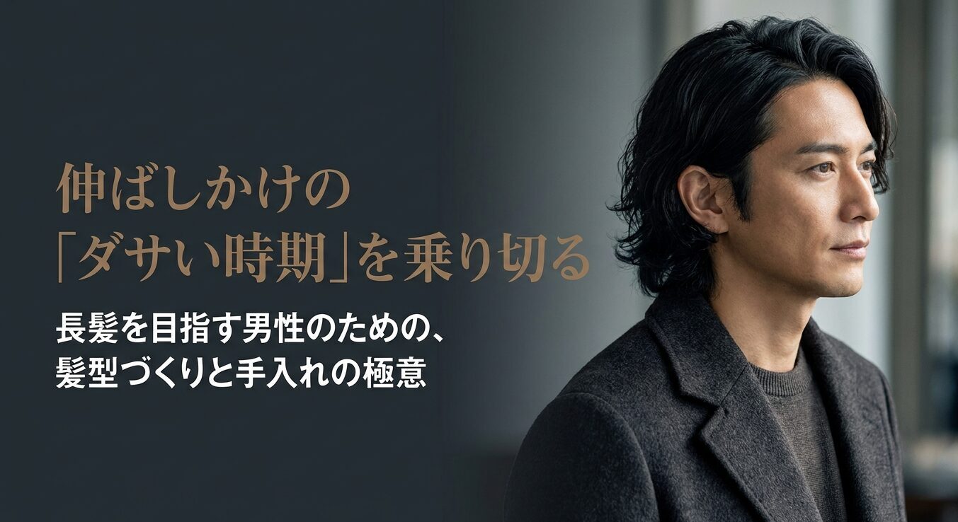 伸ばしかけのダサい時期を乗り切るための長髪育成と手入れの極意