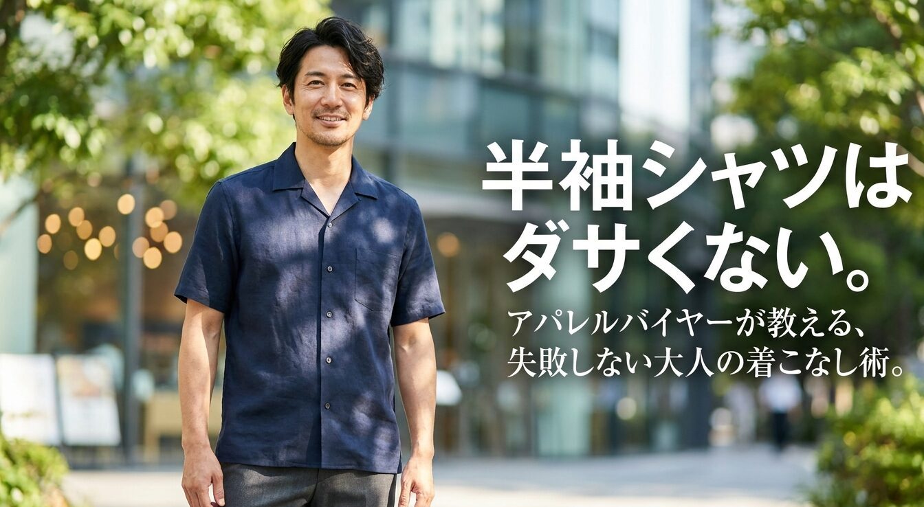 半袖シャツはダサくない。アパレルバイヤーが教える、失敗しない大人の着こなし術。
